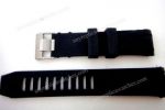 Black Rubber Band 20mm Omega Planet Ocean Replica Watch Strap